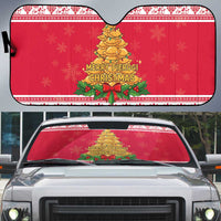 Poland Christmas Auto Sun Shade Oh Pierogi Tree - Wonder Print Shop