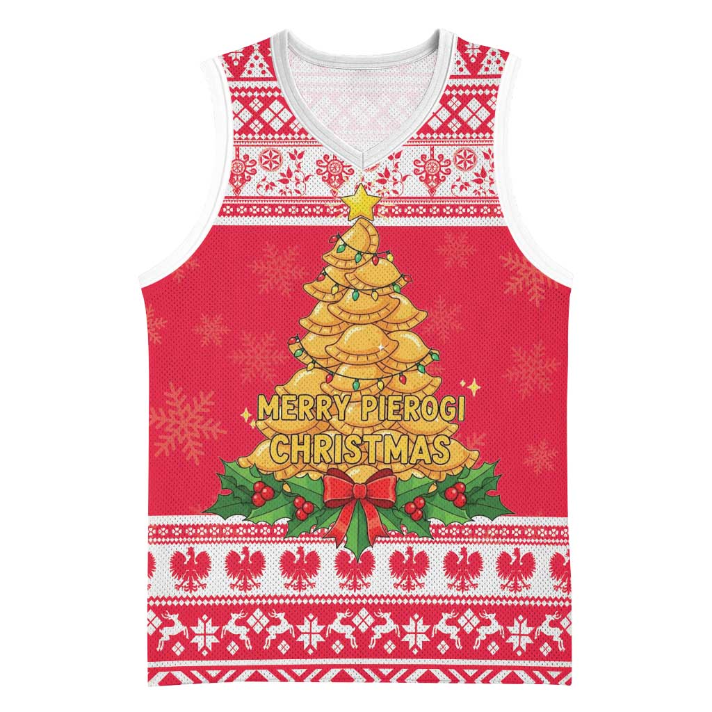 Poland Christmas Basketball Jersey Oh Pierogi Tree - Wonder Print Shop
