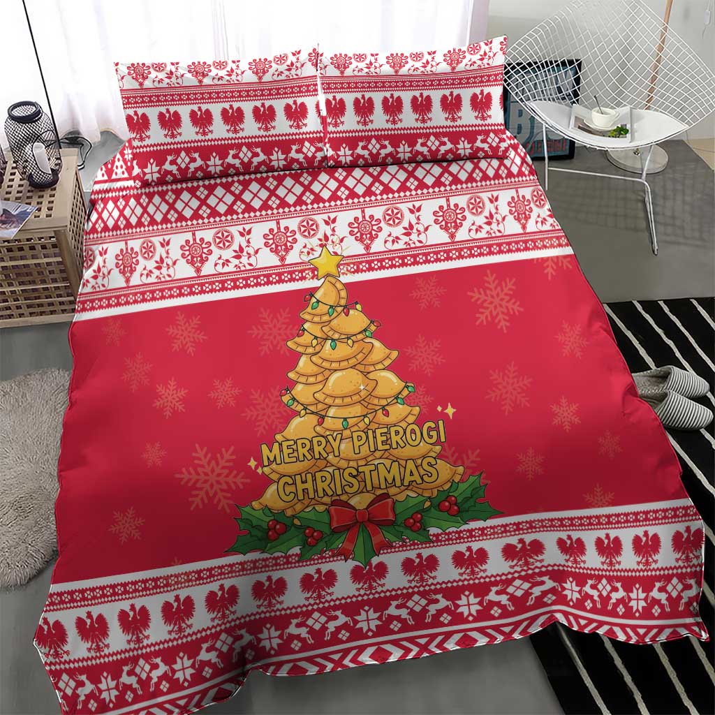 Poland Christmas Bedding Set Oh Pierogi Tree - Wonder Print Shop