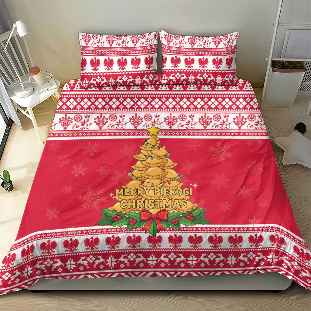 Poland Christmas Bedding Set Oh Pierogi Tree - Wonder Print Shop