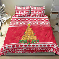 Poland Christmas Bedding Set Oh Pierogi Tree - Wonder Print Shop