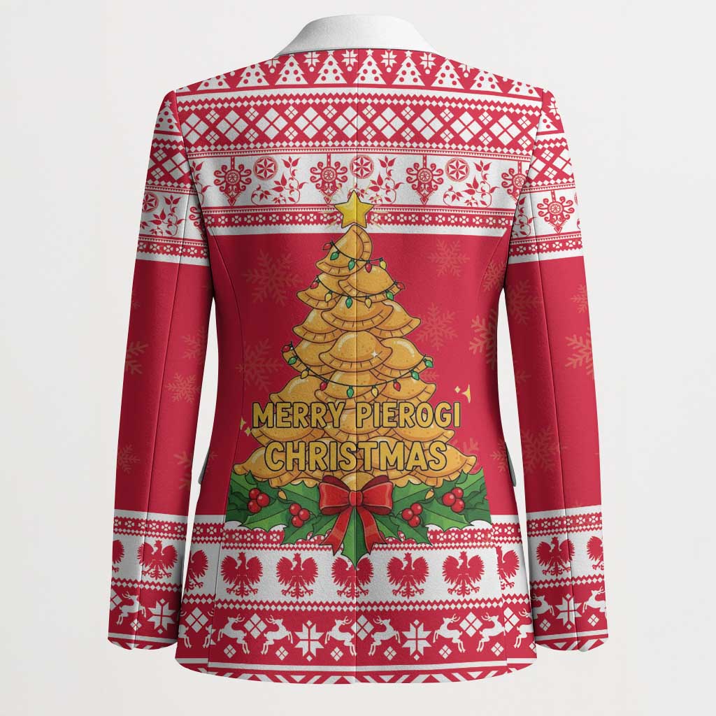 Poland Christmas Blazer Oh Pierogi Tree - Wonder Print Shop