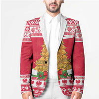 Poland Christmas Blazer Oh Pierogi Tree - Wonder Print Shop