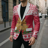 Poland Christmas Blazer Oh Pierogi Tree - Wonder Print Shop