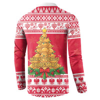 Poland Christmas Button Sweatshirt Oh Pierogi Tree - Wonder Print Shop