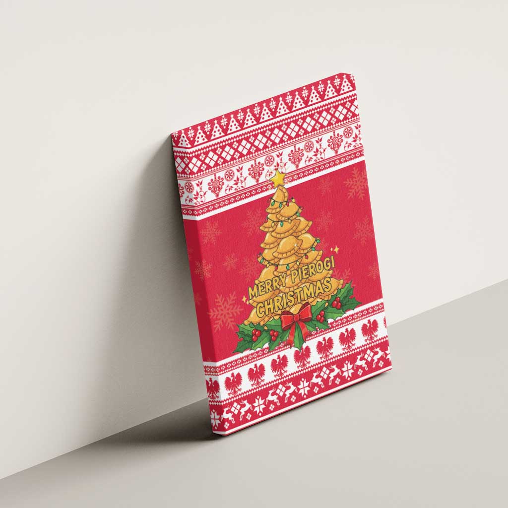 Poland Christmas Canvas Wall Art Oh Pierogi Tree - Wonder Print Shop