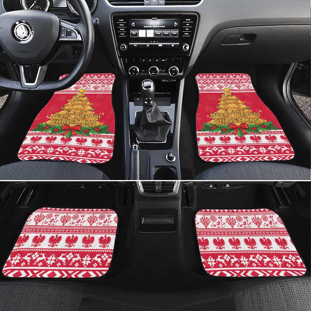 Poland Christmas Car Mats Oh Pierogi Tree - Wonder Print Shop
