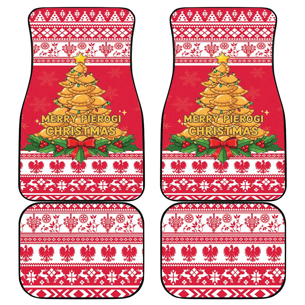 Poland Christmas Car Mats Oh Pierogi Tree - Wonder Print Shop