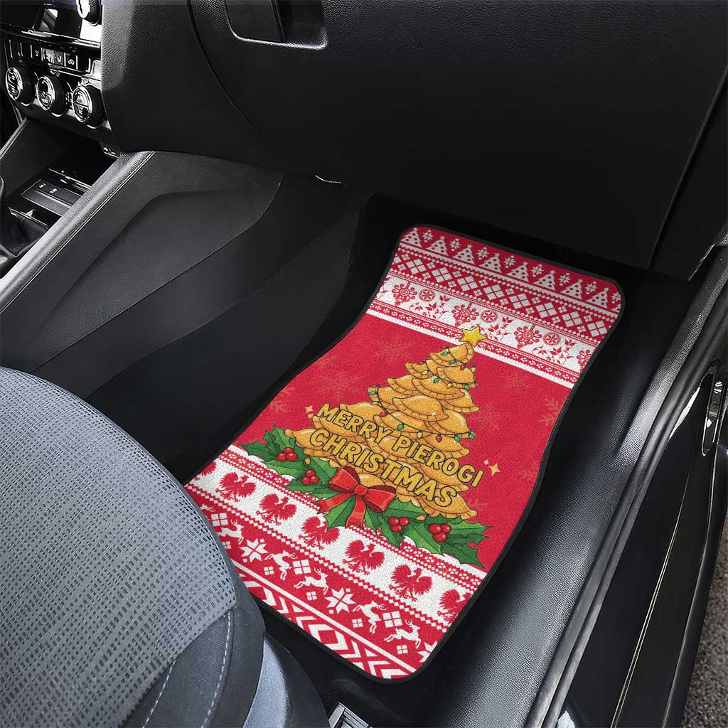 Poland Christmas Car Mats Oh Pierogi Tree - Wonder Print Shop