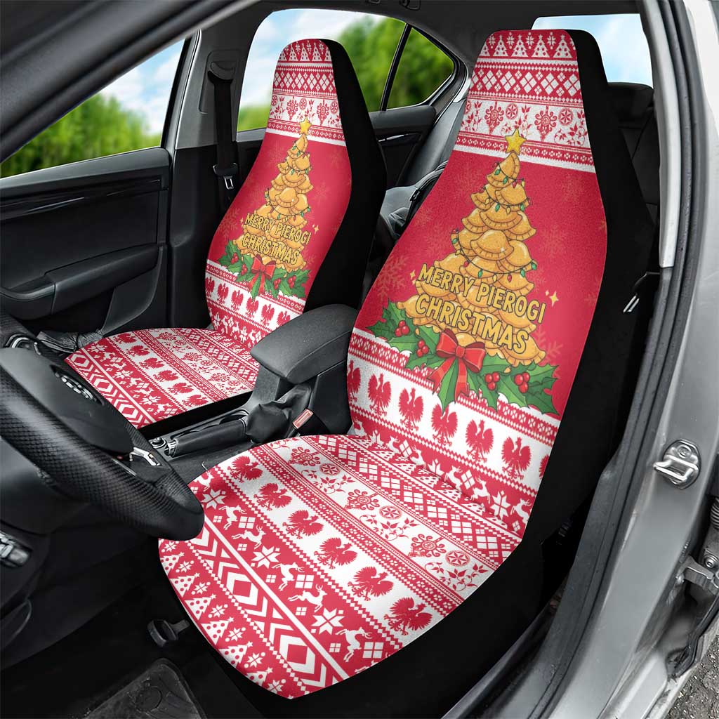 Poland Christmas Car Seat Cover Oh Pierogi Tree - Wonder Print Shop