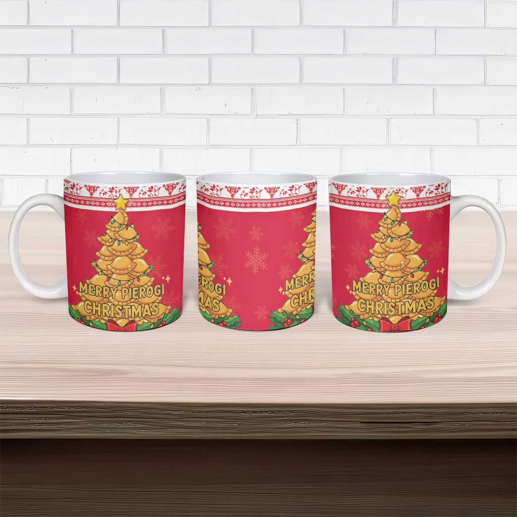 Poland Christmas Ceramic Mug Oh Pierogi Tree - Wonder Print Shop