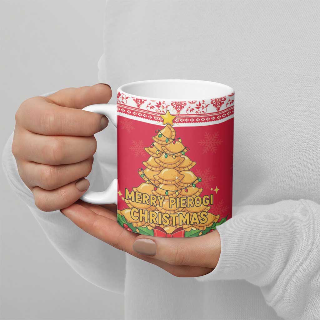 Poland Christmas Ceramic Mug Oh Pierogi Tree - Wonder Print Shop