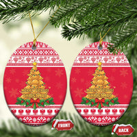 Poland Christmas Ceramic Ornament Oh Pierogi Tree - Wonder Print Shop