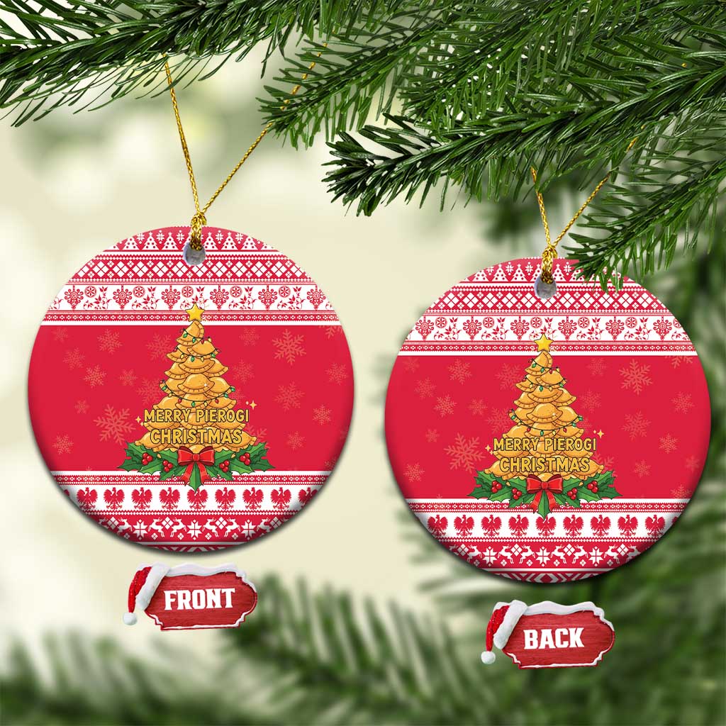 Poland Christmas Ceramic Ornament Oh Pierogi Tree - Wonder Print Shop