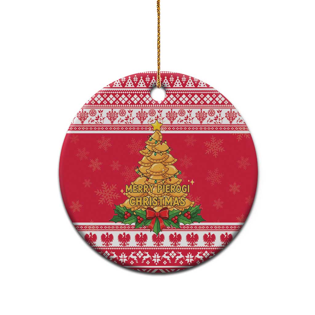 Poland Christmas Ceramic Ornament Oh Pierogi Tree - Wonder Print Shop