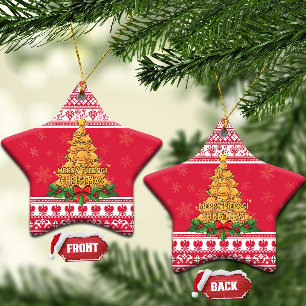 Poland Christmas Ceramic Ornament Oh Pierogi Tree - Wonder Print Shop