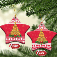 Poland Christmas Ceramic Ornament Oh Pierogi Tree - Wonder Print Shop