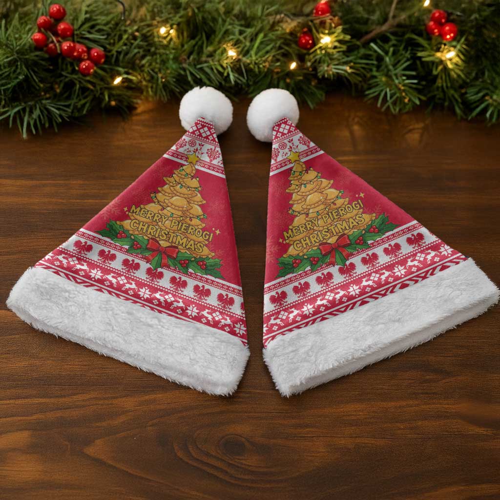 Poland Christmas Santa Hat Oh Pierogi Tree - Wonder Print Shop