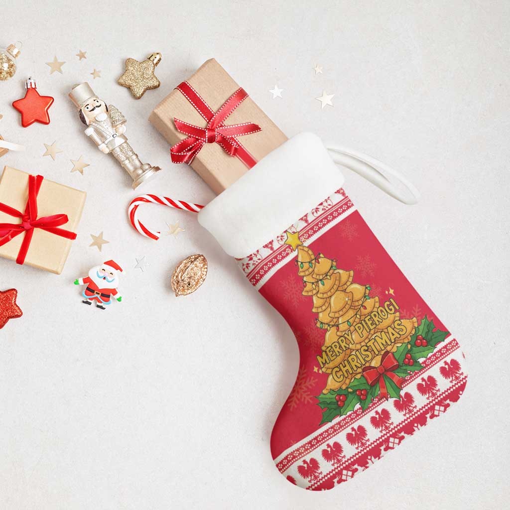 Poland Christmas Christmas Stocking Oh Pierogi Tree - Wonder Print Shop