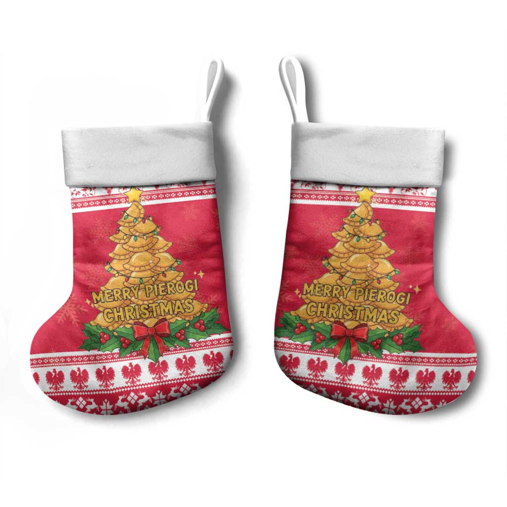 Poland Christmas Christmas Stocking Oh Pierogi Tree - Wonder Print Shop