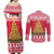 Poland Christmas Couples Matching Off Shoulder Maxi Dress and Long Sleeve Button Shirt Oh Pierogi Tree - Wonder Print Shop
