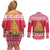 Poland Christmas Couples Matching Off Shoulder Short Dress and Long Sleeve Button Shirt Oh Pierogi Tree - Wonder Print Shop