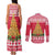 Poland Christmas Couples Matching Tank Maxi Dress and Long Sleeve Button Shirt Oh Pierogi Tree - Wonder Print Shop