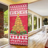 Poland Christmas Door Cover Oh Pierogi Tree - Wonder Print Shop