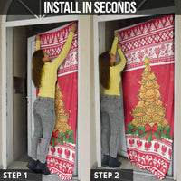 Poland Christmas Door Cover Oh Pierogi Tree - Wonder Print Shop