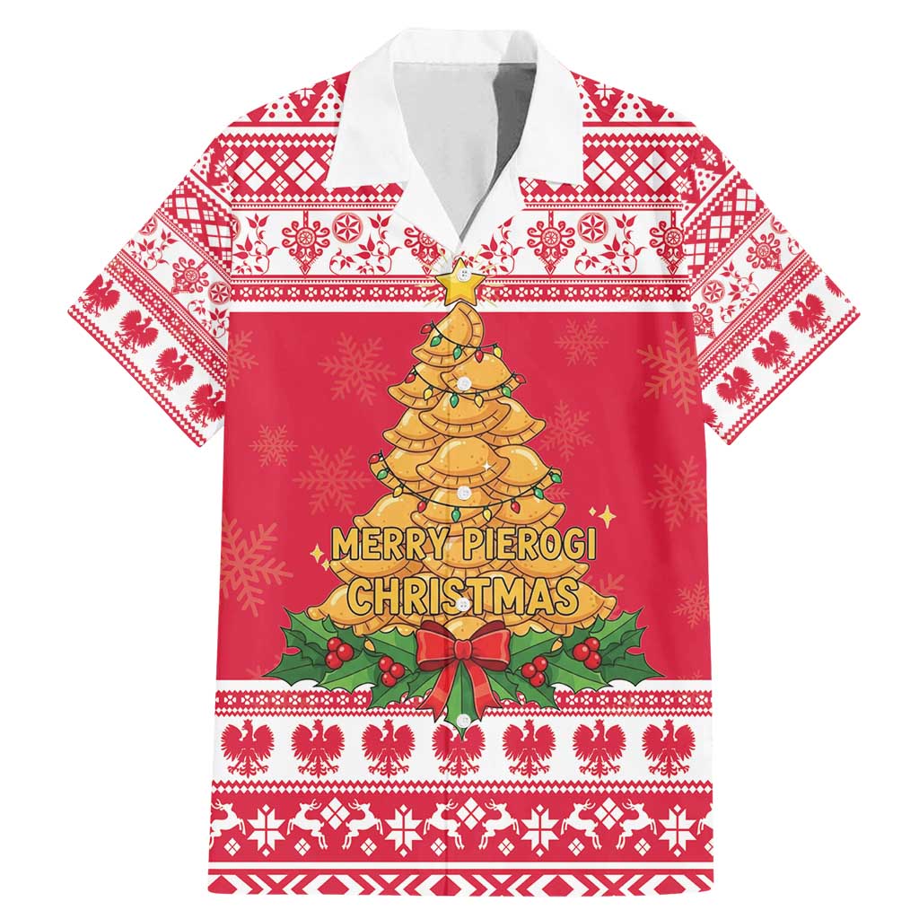 Poland Christmas Family Matching Mermaid Dress and Hawaiian Shirt Oh Pierogi Tree - Wonder Print Shop