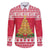Poland Christmas Family Matching Off The Shoulder Long Sleeve Dress and Hawaiian Shirt Oh Pierogi Tree - Wonder Print Shop