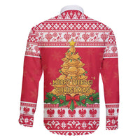 Poland Christmas Family Matching Off The Shoulder Long Sleeve Dress and Hawaiian Shirt Oh Pierogi Tree - Wonder Print Shop