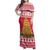 Poland Christmas Family Matching Off Shoulder Maxi Dress and Hawaiian Shirt Oh Pierogi Tree - Wonder Print Shop
