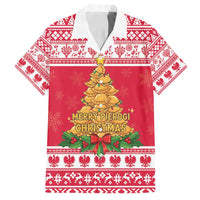 Poland Christmas Family Matching Tank Maxi Dress and Hawaiian Shirt Oh Pierogi Tree - Wonder Print Shop