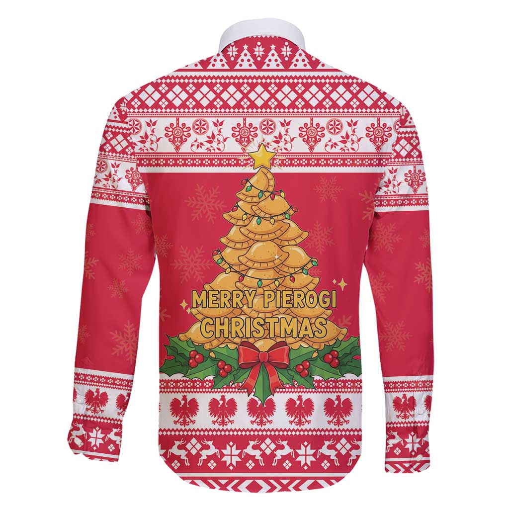 Poland Christmas Family Matching Tank Maxi Dress and Hawaiian Shirt Oh Pierogi Tree - Wonder Print Shop