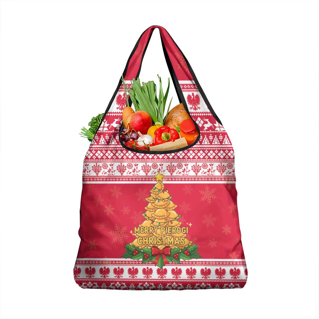 Poland Christmas Grocery Bag Oh Pierogi Tree - Wonder Print Shop