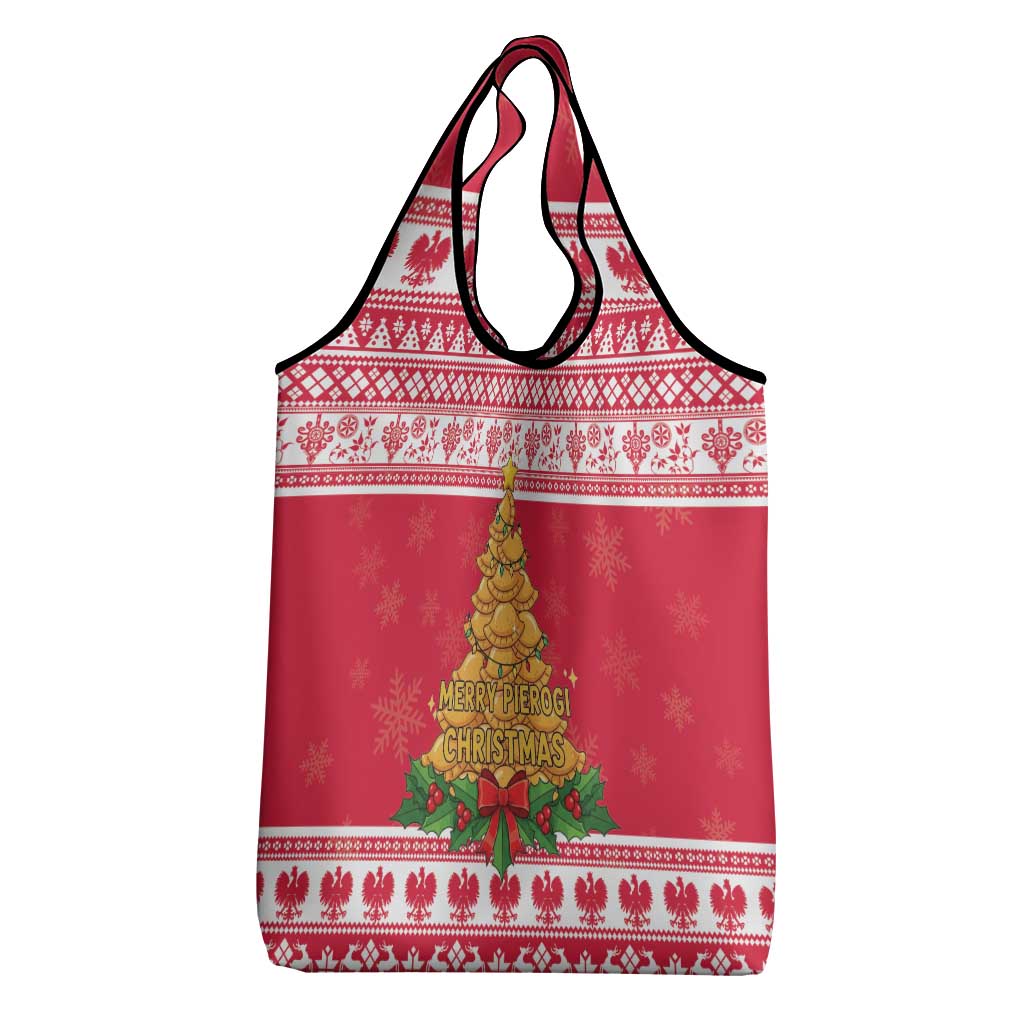 Poland Christmas Grocery Bag Oh Pierogi Tree - Wonder Print Shop