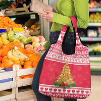 Poland Christmas Grocery Bag Oh Pierogi Tree - Wonder Print Shop