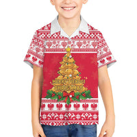 Poland Christmas Kid Hawaiian Shirt Oh Pierogi Tree - Wonder Print Shop