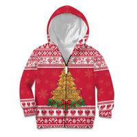 Poland Christmas Kid Hoodie Oh Pierogi Tree - Wonder Print Shop