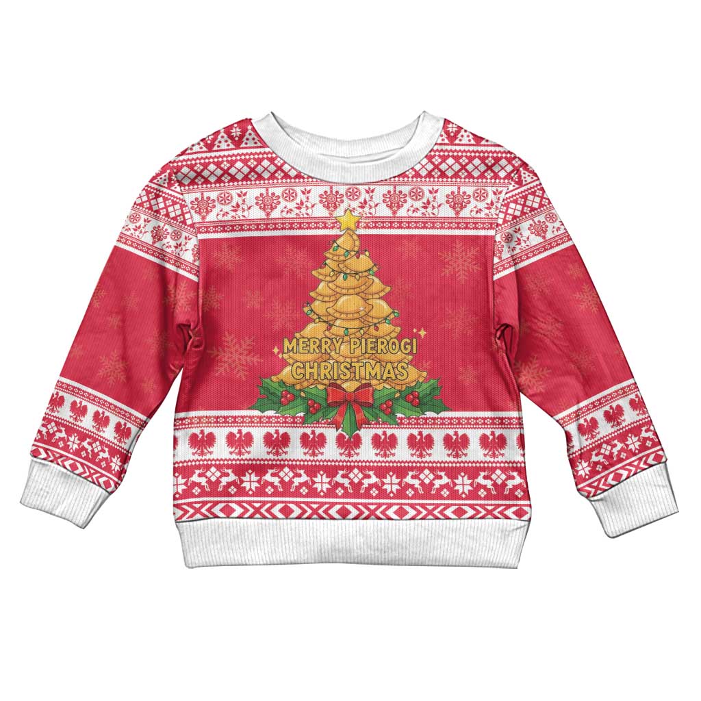 Poland Christmas Kid Ugly Christmas Sweater Oh Pierogi Tree - Wonder Print Shop