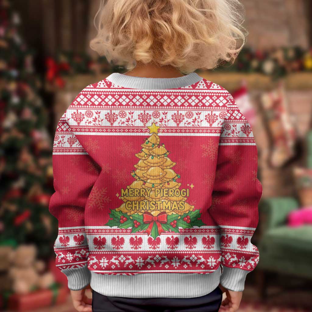 Poland Christmas Kid Ugly Christmas Sweater Oh Pierogi Tree - Wonder Print Shop