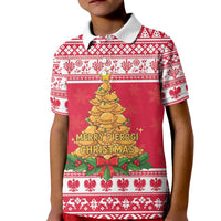 Poland Christmas Kid Polo Shirt Oh Pierogi Tree - Wonder Print Shop