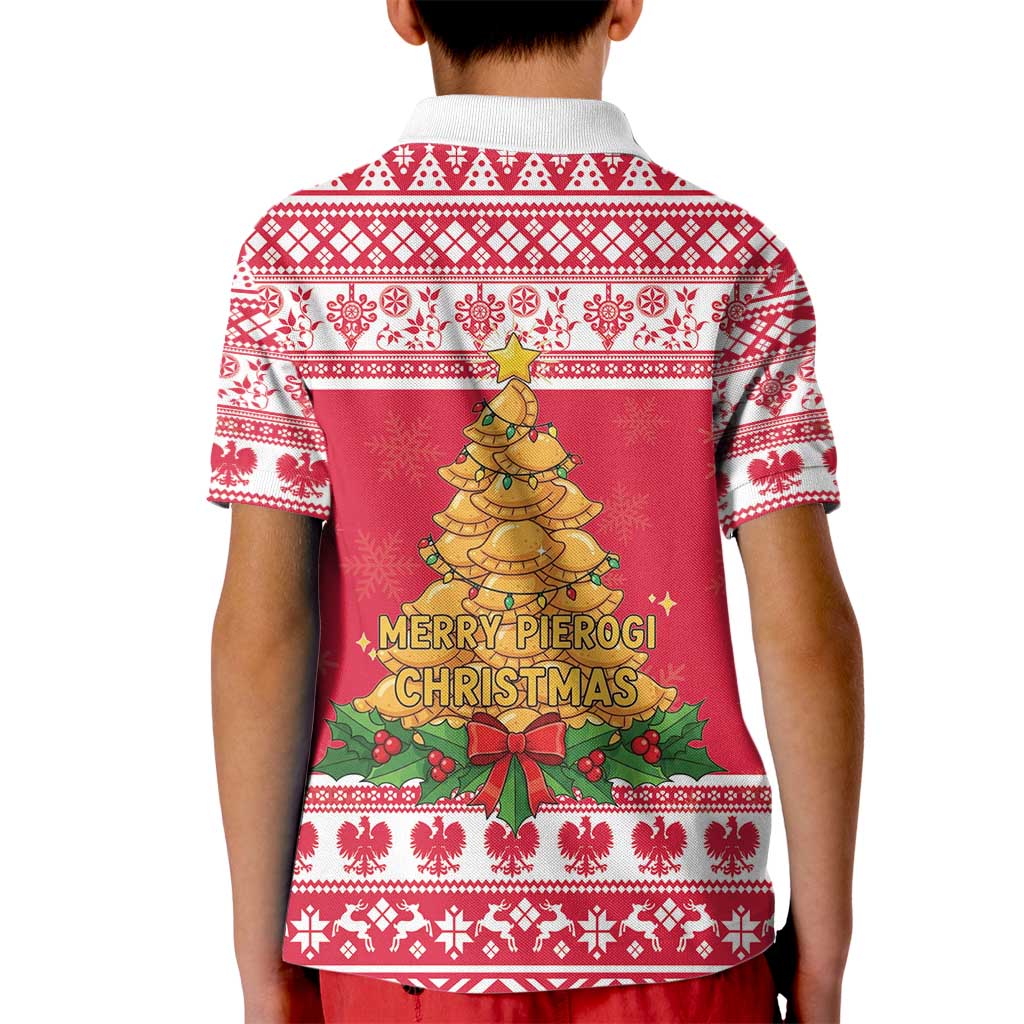 Poland Christmas Kid Polo Shirt Oh Pierogi Tree - Wonder Print Shop