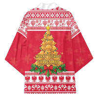 Poland Christmas Kimono Oh Pierogi Tree - Wonder Print Shop