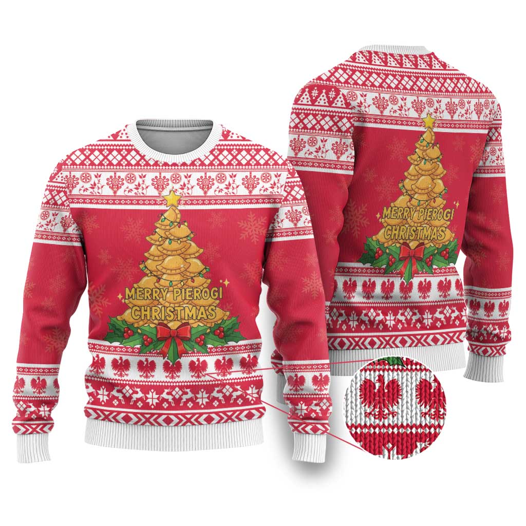 Poland Christmas Ugly Christmas Sweater Oh Pierogi Tree - Wonder Print Shop