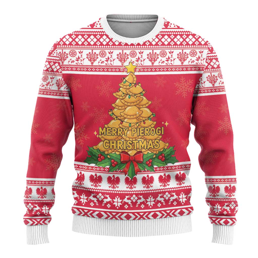 Poland Christmas Ugly Christmas Sweater Oh Pierogi Tree - Wonder Print Shop