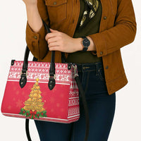 Poland Christmas Leather Bag Oh Pierogi Tree - Wonder Print Shop