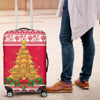 Poland Christmas Luggage Cover Oh Pierogi Tree - Wonder Print Shop