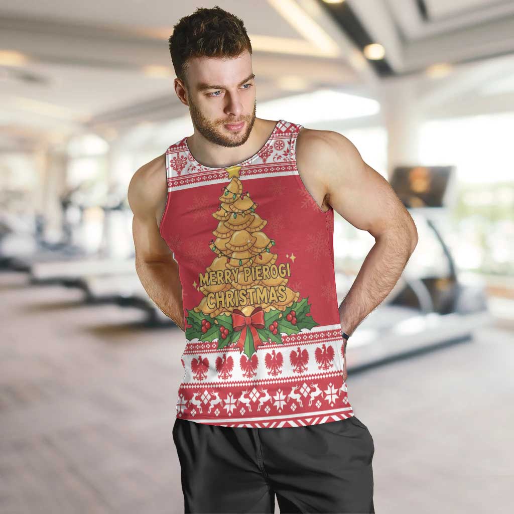 Poland Christmas Men Tank Top Oh Pierogi Tree - Wonder Print Shop